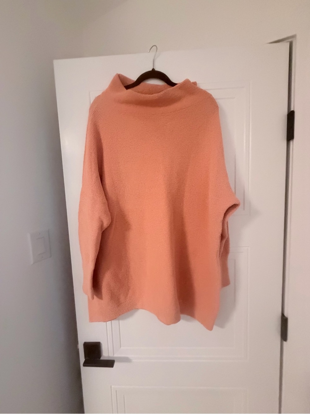 Free People Peach Oversized ottoman tunic